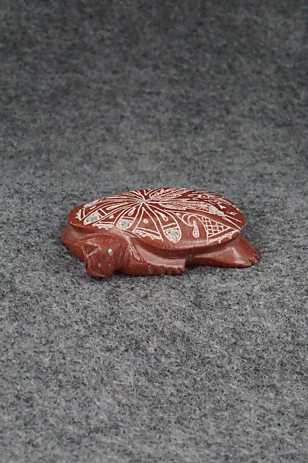 Turtle Zuni Fetish Carving - Adrian Cachini