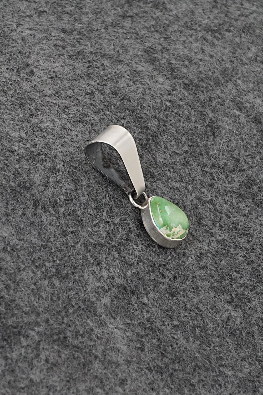 Turquoise & Sterling Silver Pendant - Rosemary Saunders