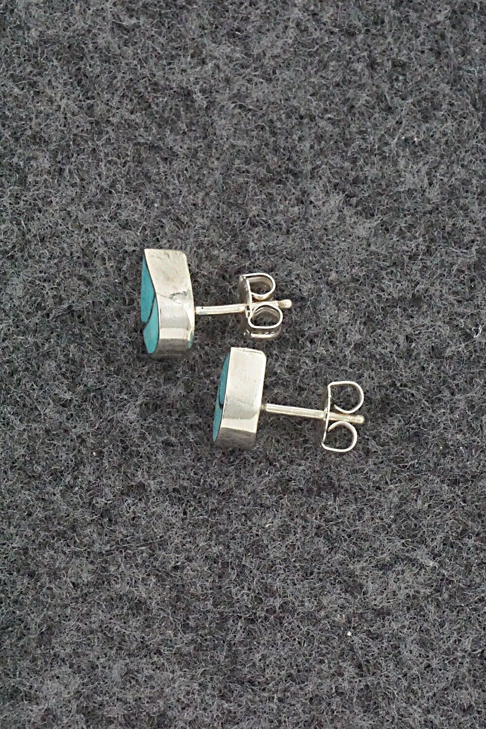 Turquoise & Sterling Silver Earrings - Lynelle Johnson