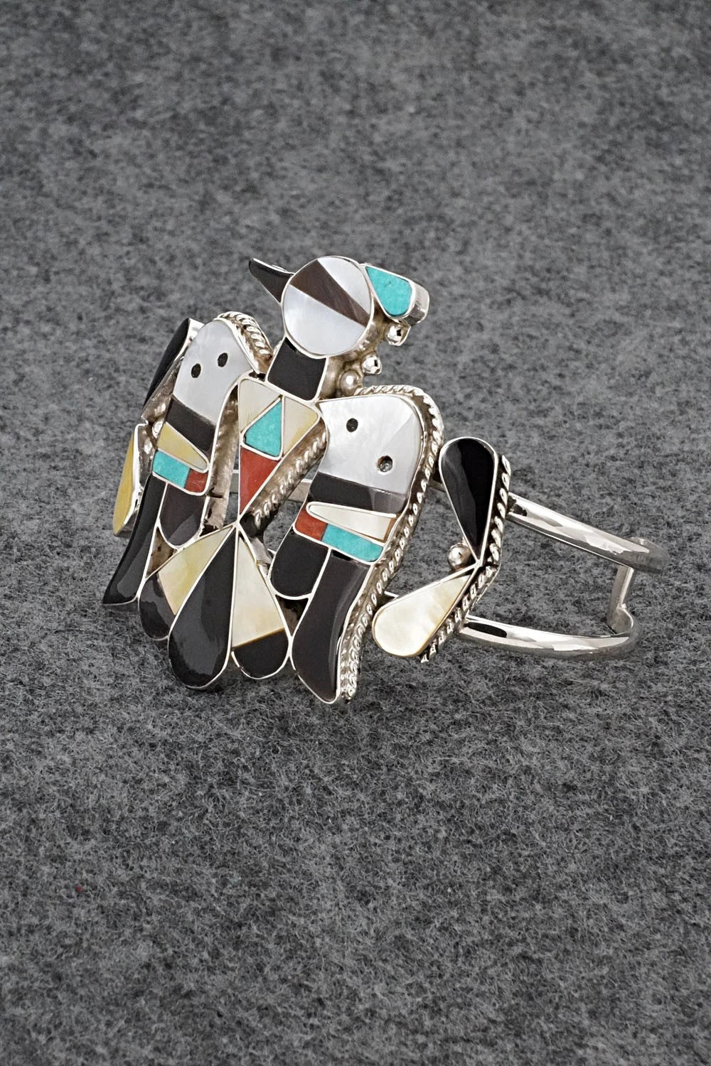 Multi-Stone & Sterling Silver Bracelet - Corraine Shack