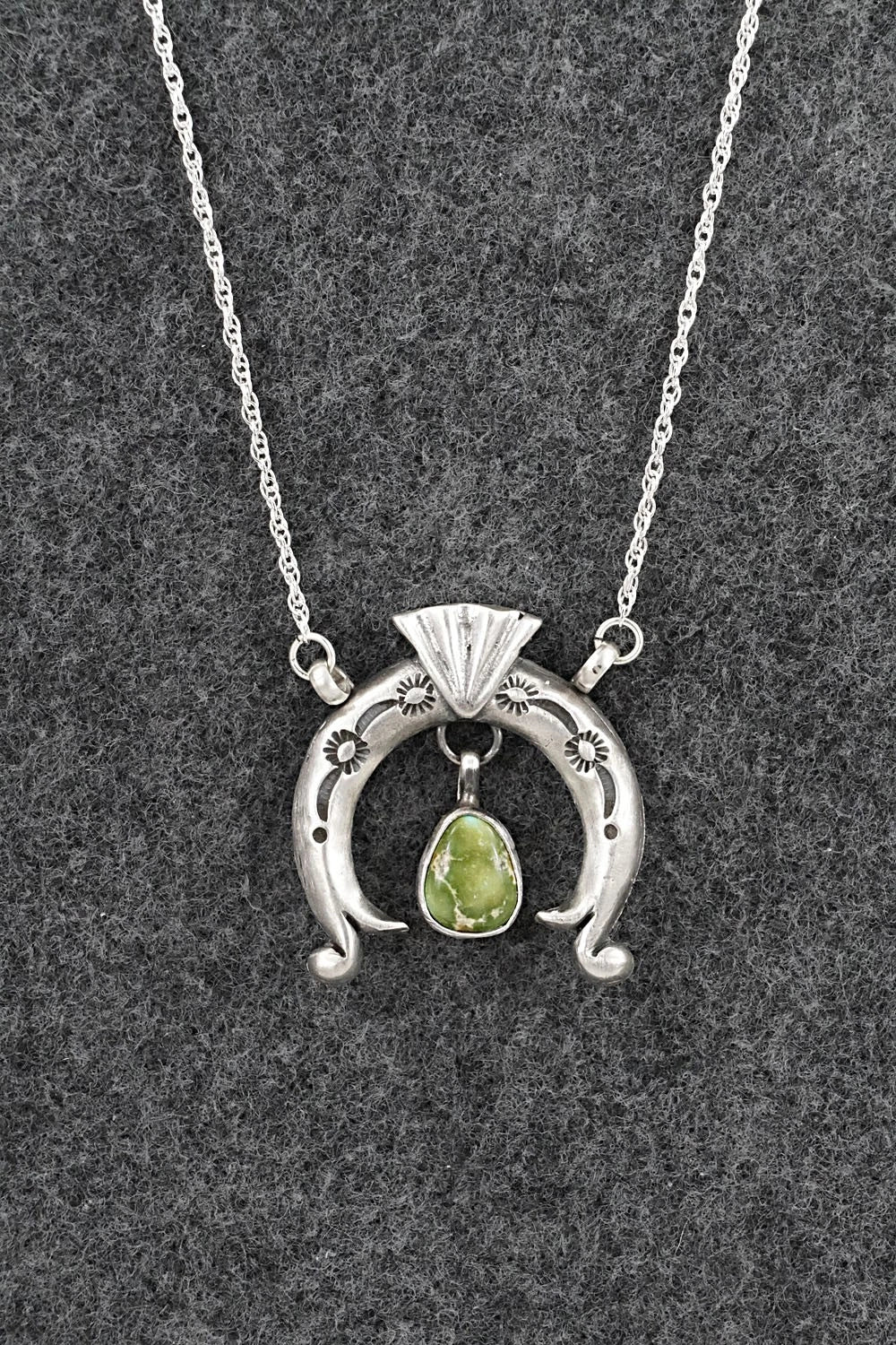 Turquoise & Sterling Silver Necklace - Gary Shorty