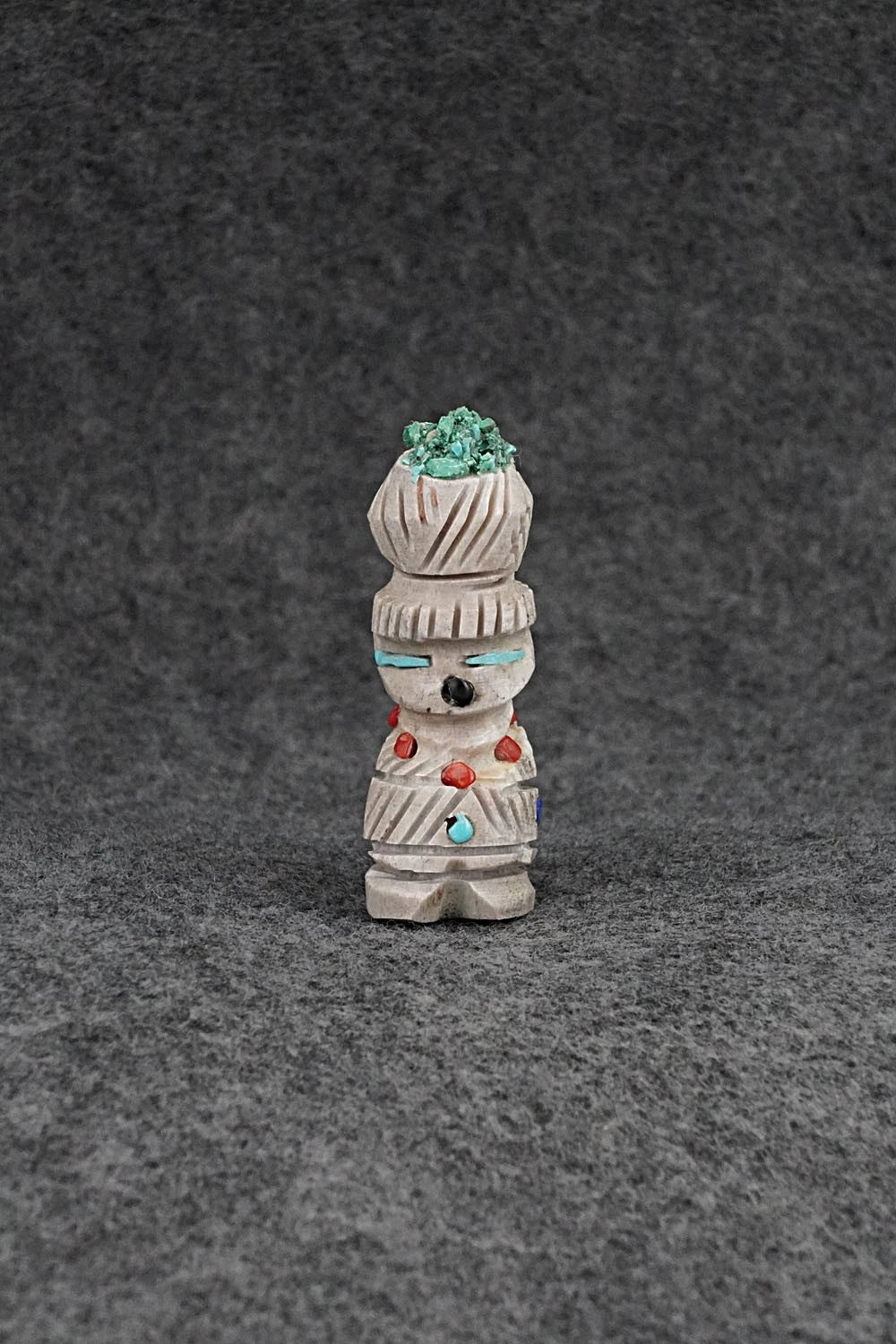 Corn Maiden Zuni Fetish Carving - Carl Etsate