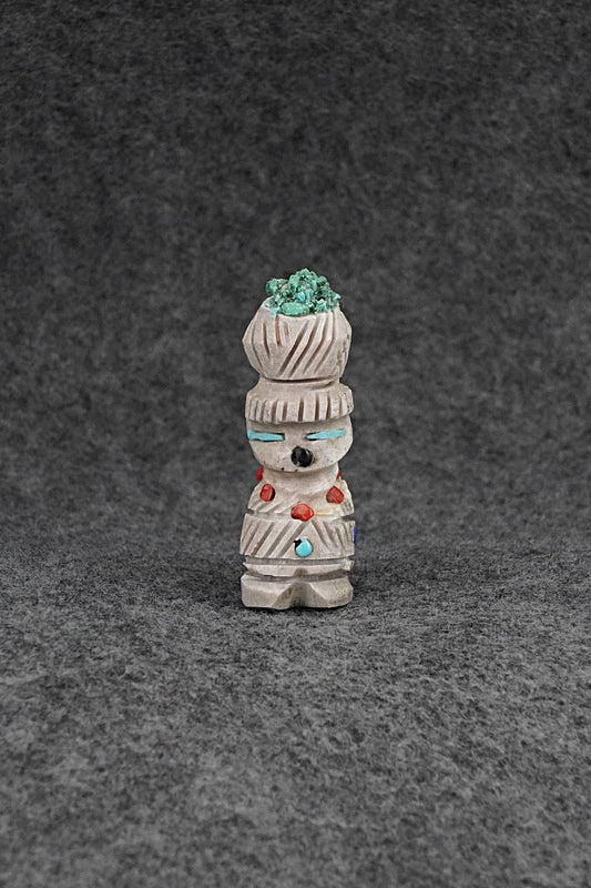 Corn Maiden Zuni Fetish Carving - Carl Etsate