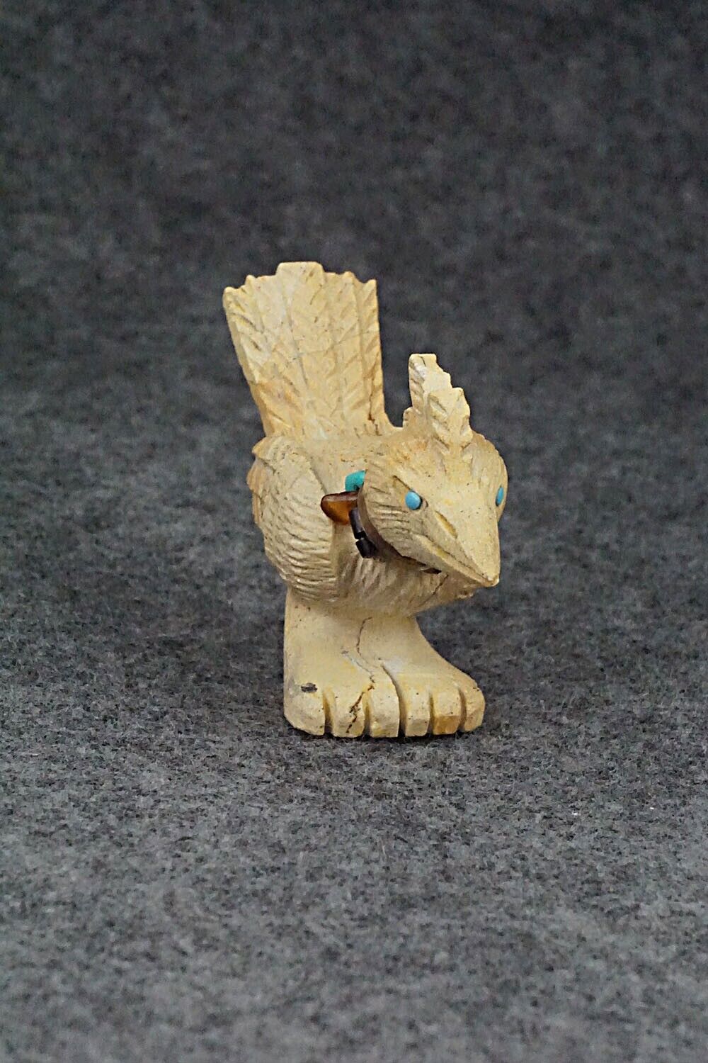 Roadrunner Zuni Fetish Carving - Douglas Martza