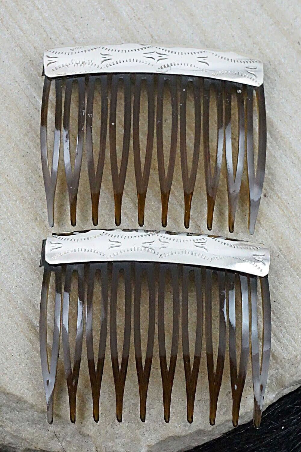 Sterling Silver Hair Combs - Randall Dalgai