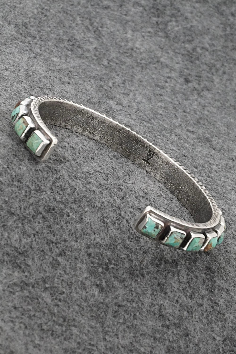 Turquoise & Sterling Silver Bracelet - Ernest Rangel