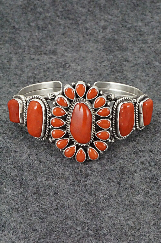 Coral & Sterling Silver Bracelet - Derrick Gordon