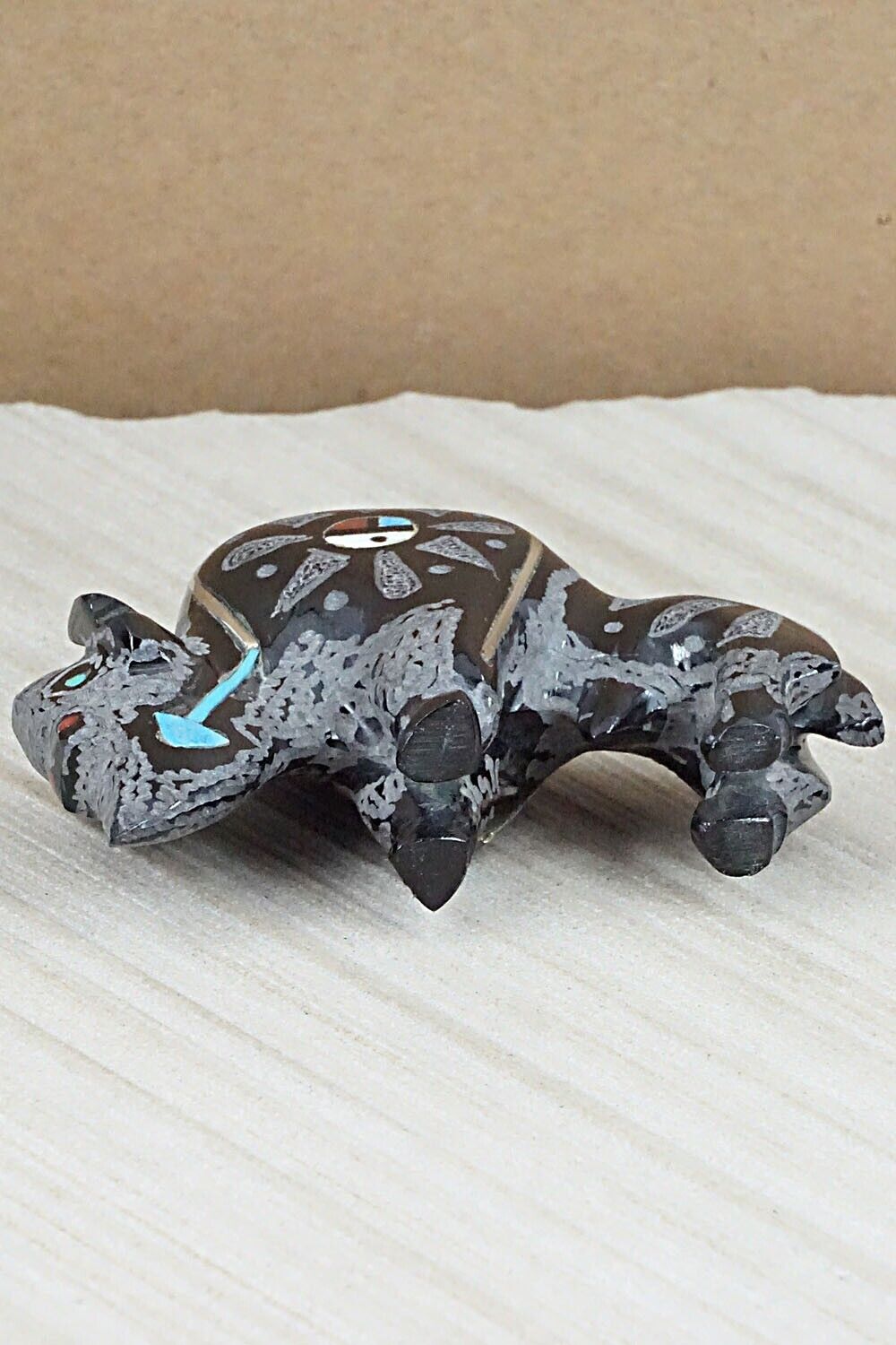 Buffalo Zuni Fetish Carving - Russell Shack