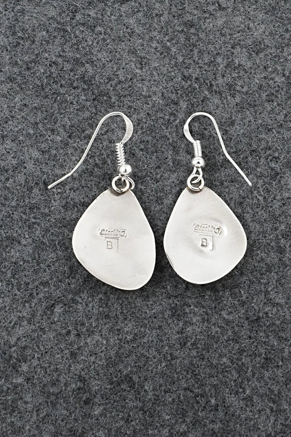 Turquoise & Sterling Silver Earrings - Ervin Begay