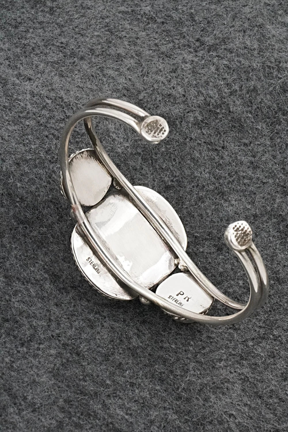 Spiny Oyster & Sterling Silver Bracelet - Priscilla Reeder