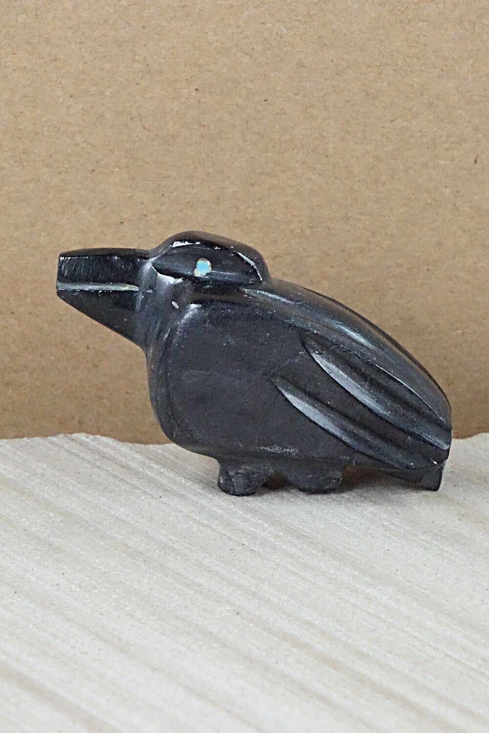 Crow Zuni Fetish Carving - Tim Lementino