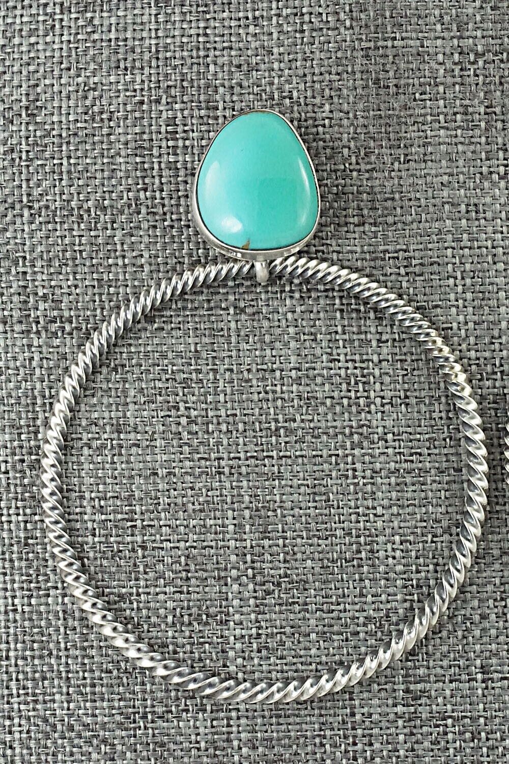 Turquoise & Sterling Silver Earrings - Verley Betone
