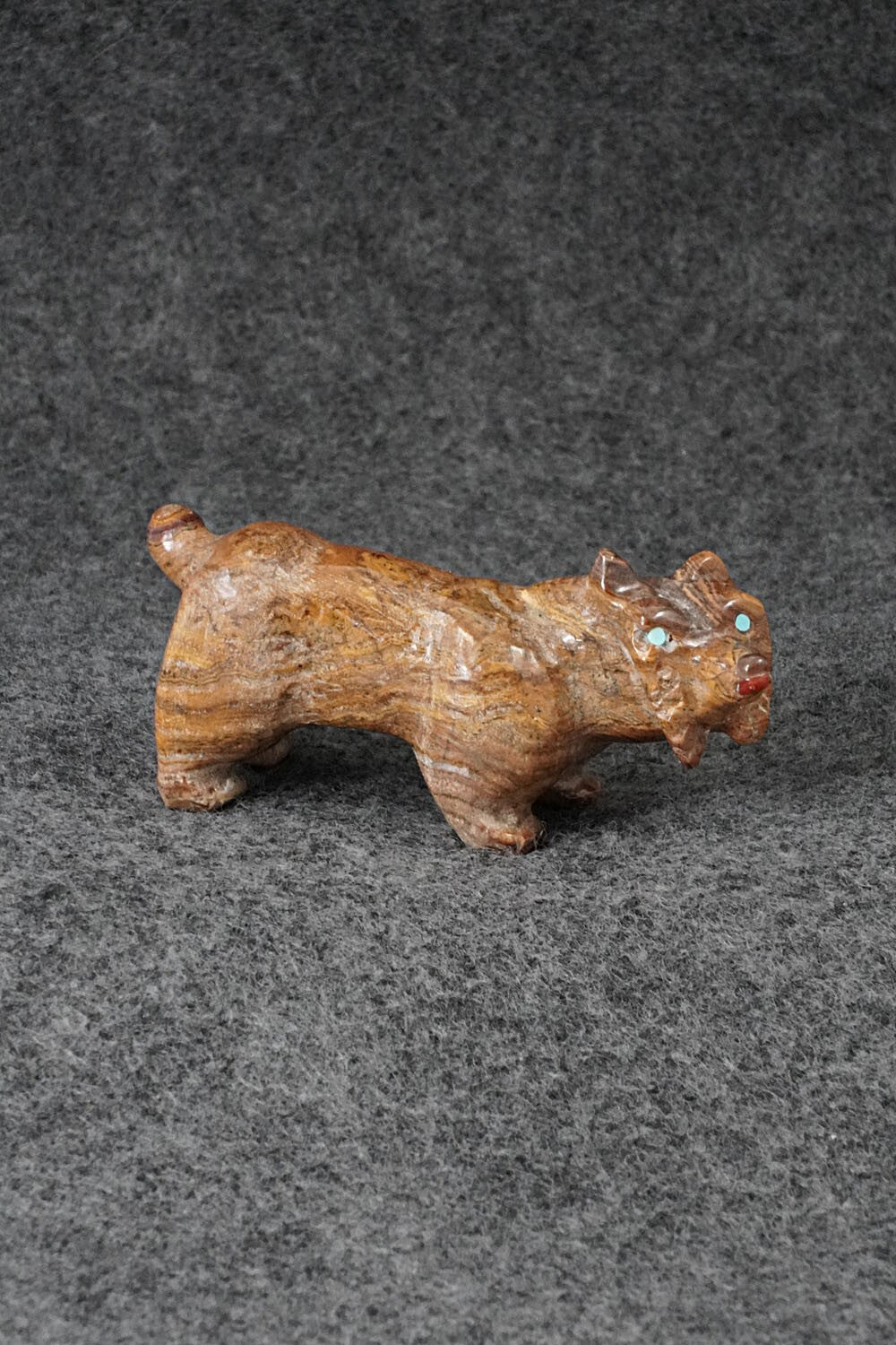 Bobcat Zuni Fetish Carving - Freddie Leekya