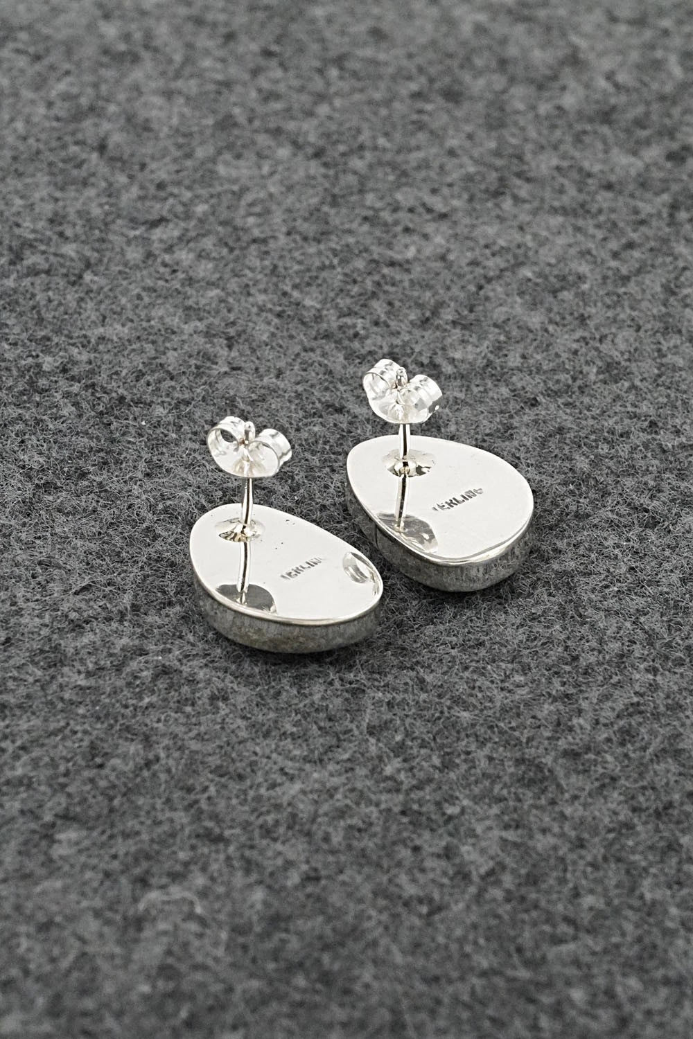 Turquoise & Sterling Silver Earrings - Rosemary Saunders
