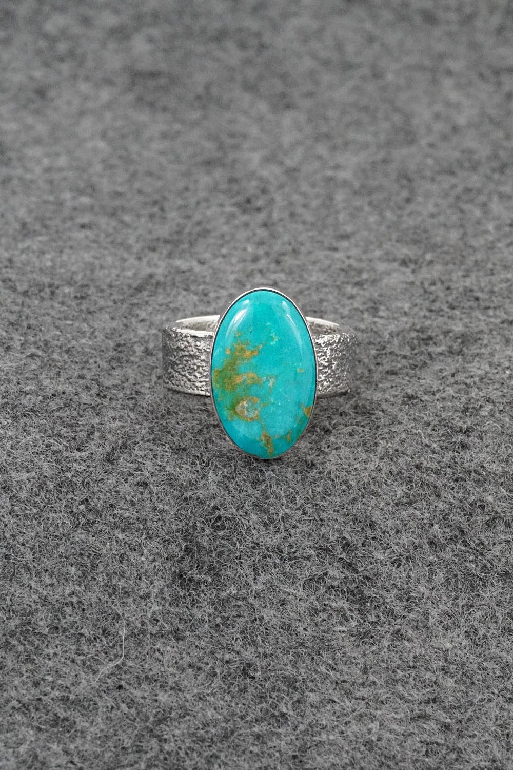 Turquoise & Sterling Silver Ring - Cody Noble - Size 8.5
