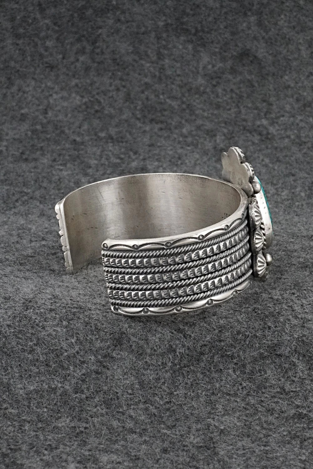 Turquoise & Sterling Silver Bracelet - Michael Calladitto