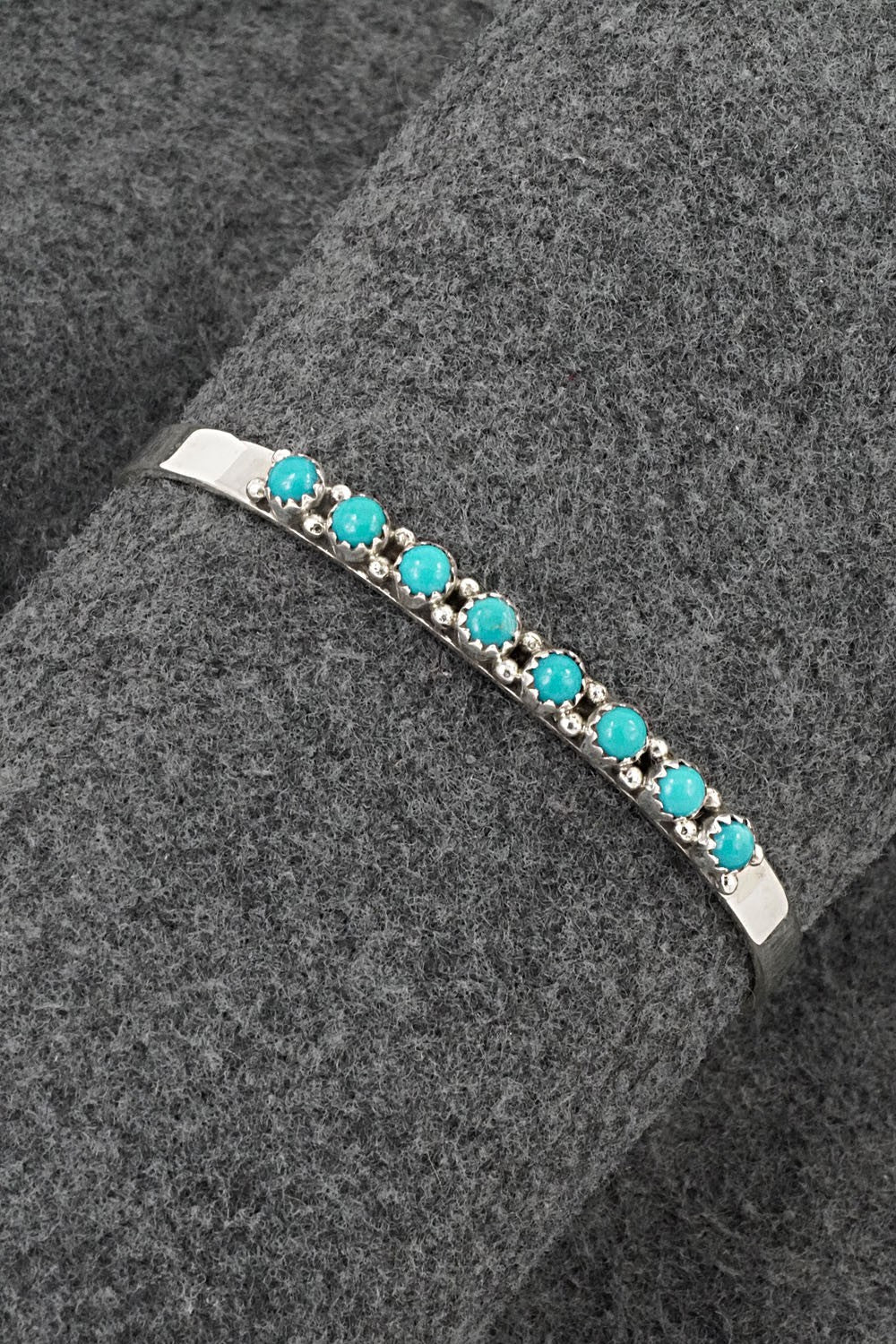 Turquoise & Sterling Silver Bracelet - Gaynell Parker