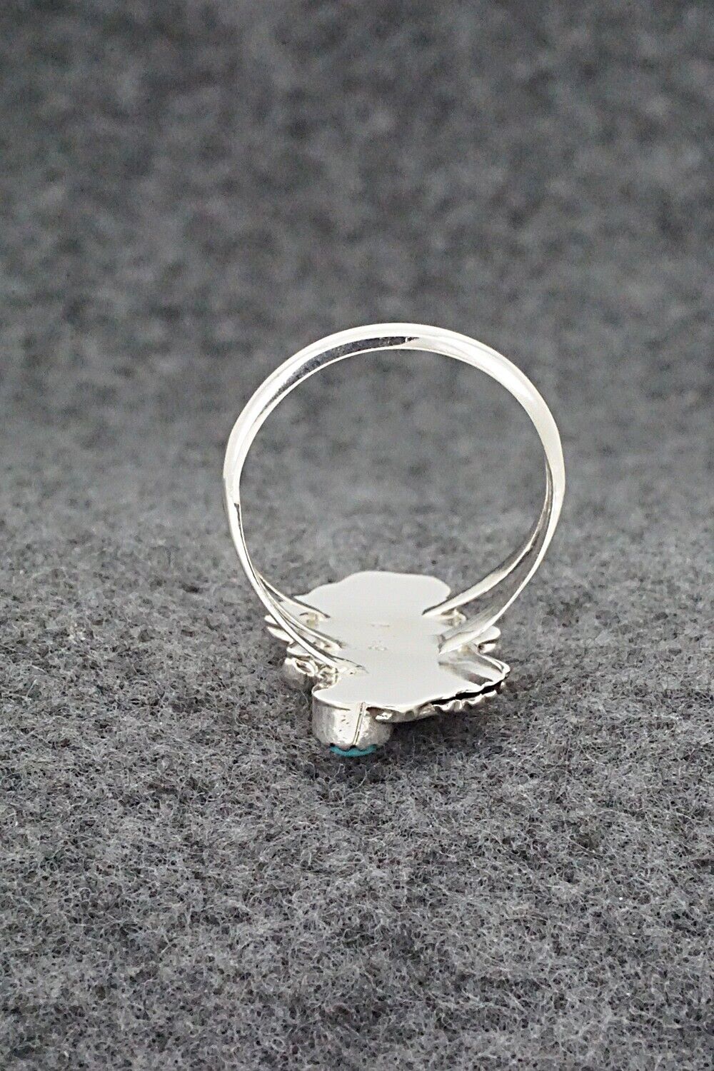 Turquoise & Sterling Silver Ring - Alice Rose Saunders - Size 8.5