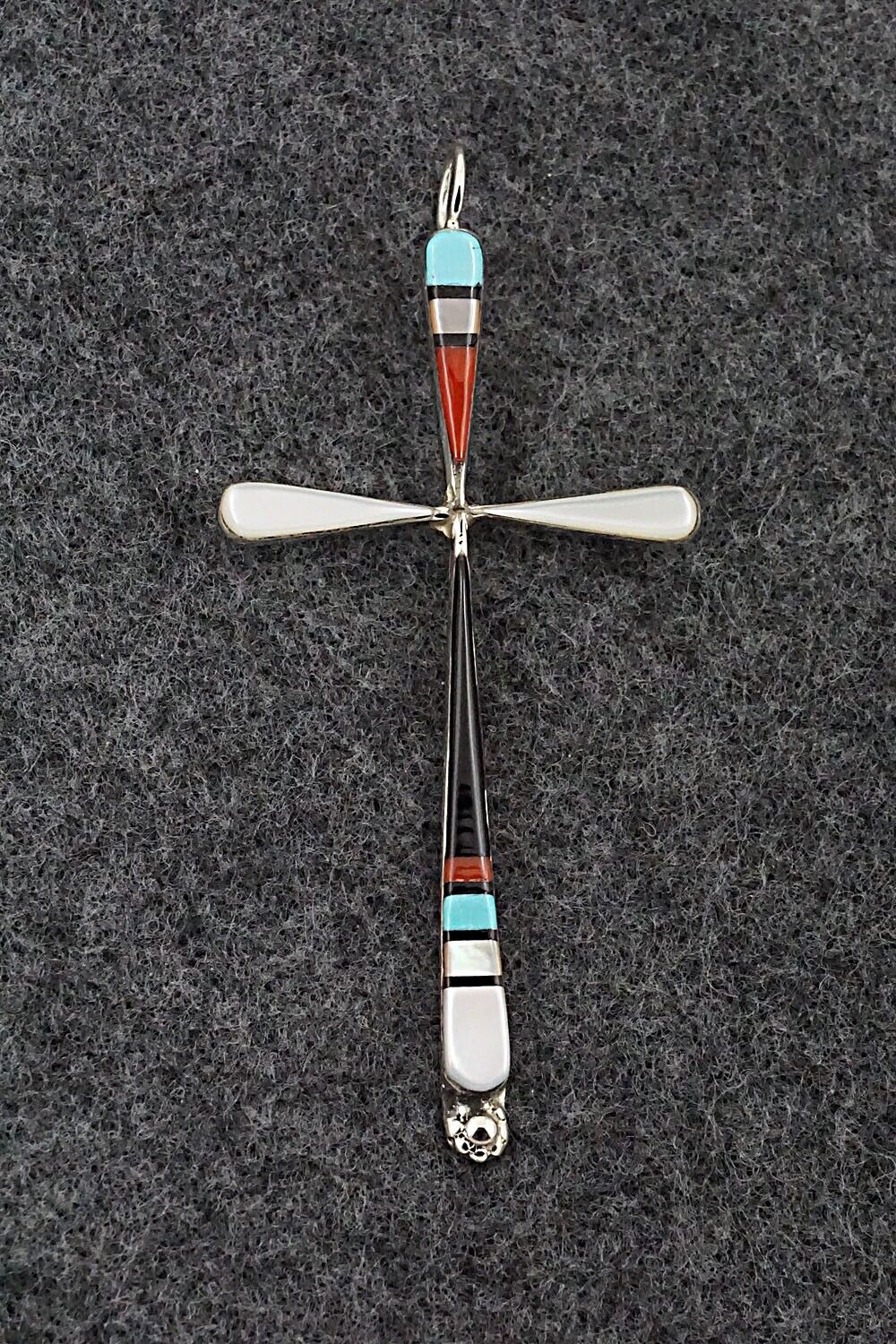 Multi-Stone & Sterling Silver Pendant - Sylvester Noche