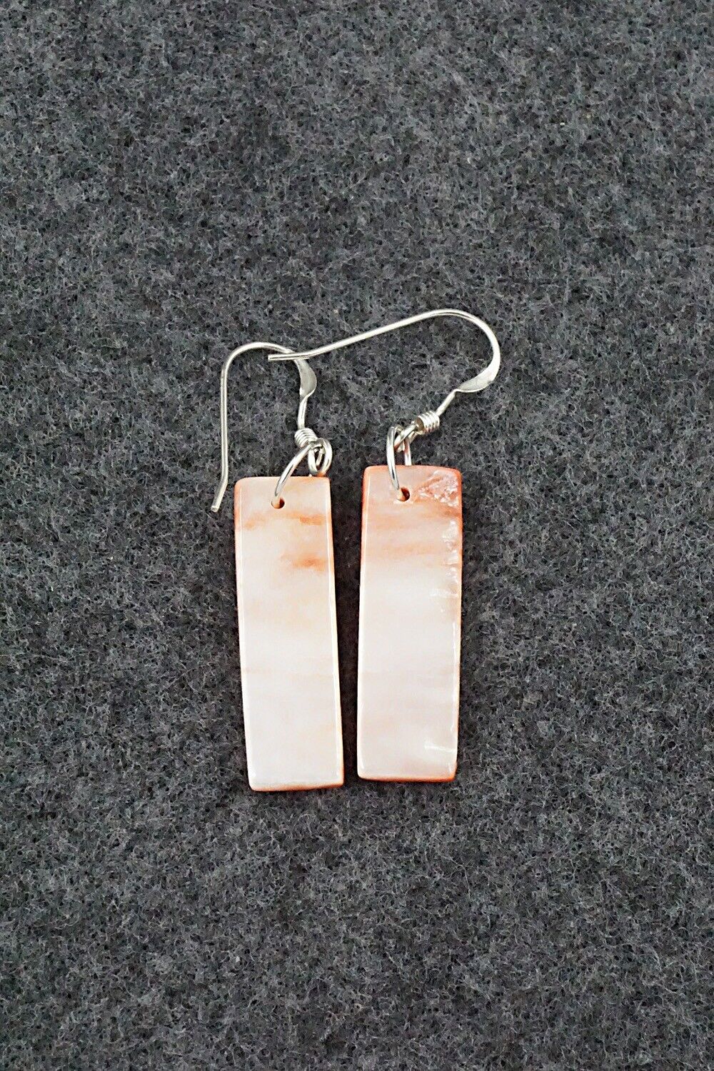 Spiny Oyster & Sterling Silver Earrings - Jesus Espino