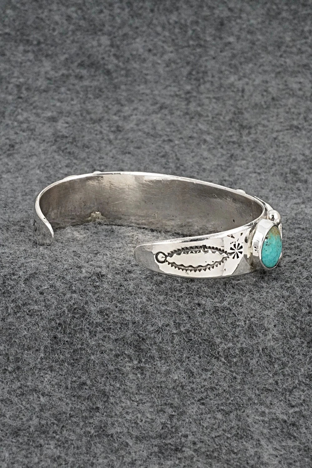 Turquoise & Sterling Silver Bracelet - Evelyn Platero