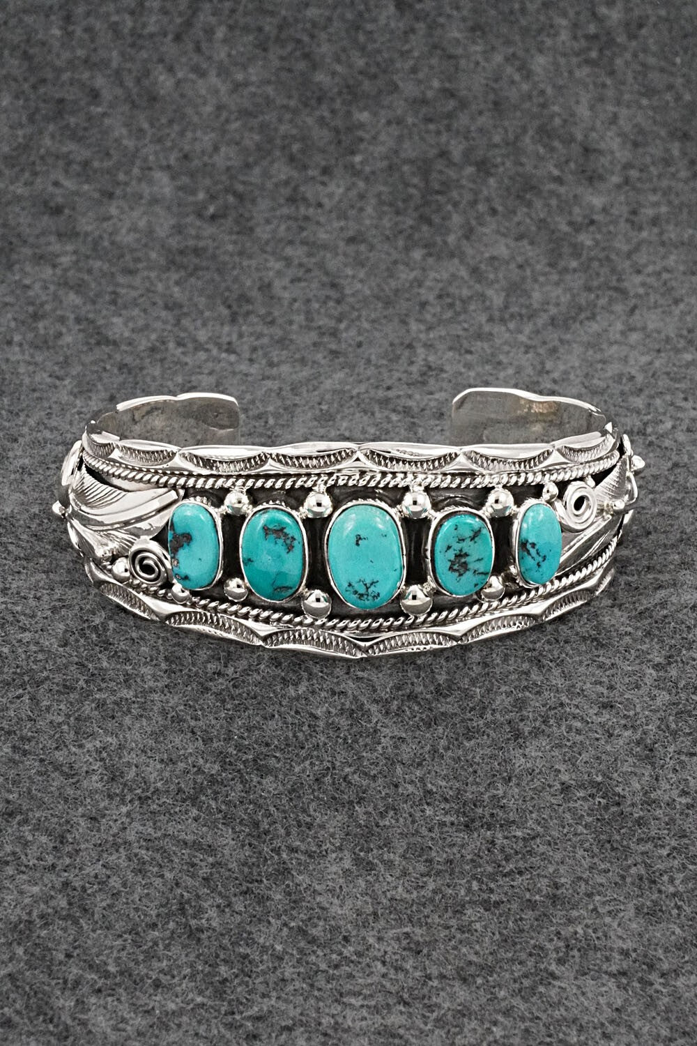 Turquoise & Sterling Silver Bracelet - Darrell Morgan