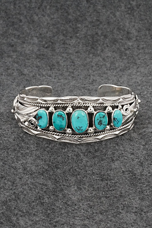 Turquoise & Sterling Silver Bracelet - Darrell Morgan