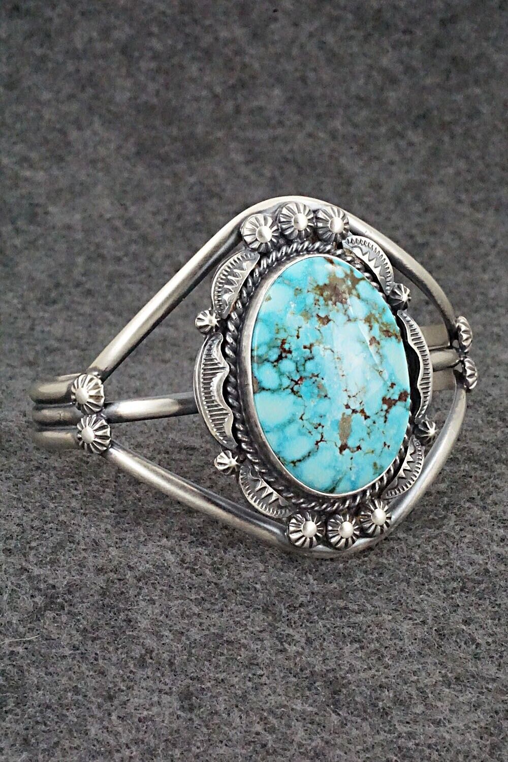 Turquoise & Sterling Silver Necklace Set - Raymond Delgarito