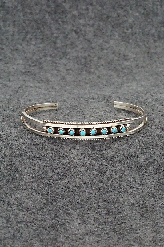 Turquoise & Sterling Silver Bracelet - Susie Livingston