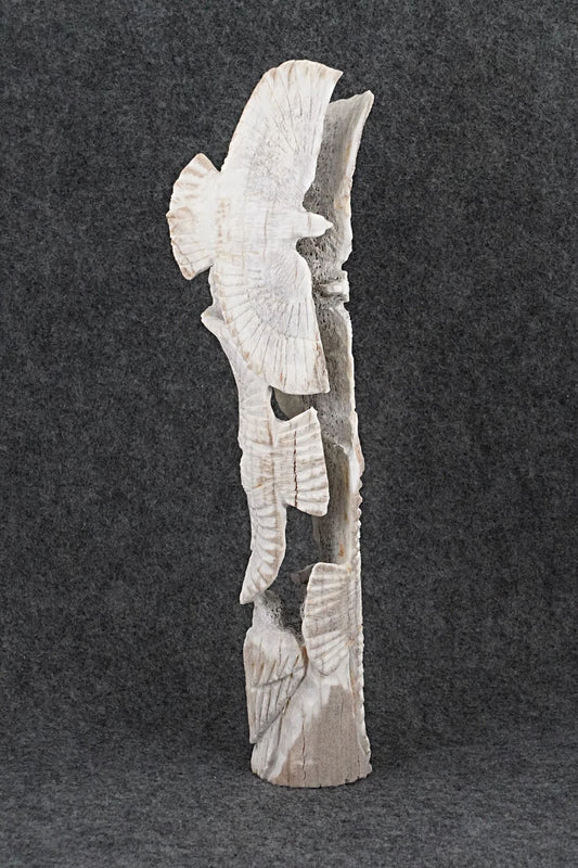 Eagles Zuni Fetish Carving - Lewis Malie
