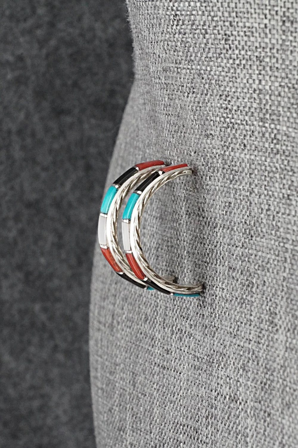 Multi-Stone & Sterling Silver Earrings - Malcolm Chavez