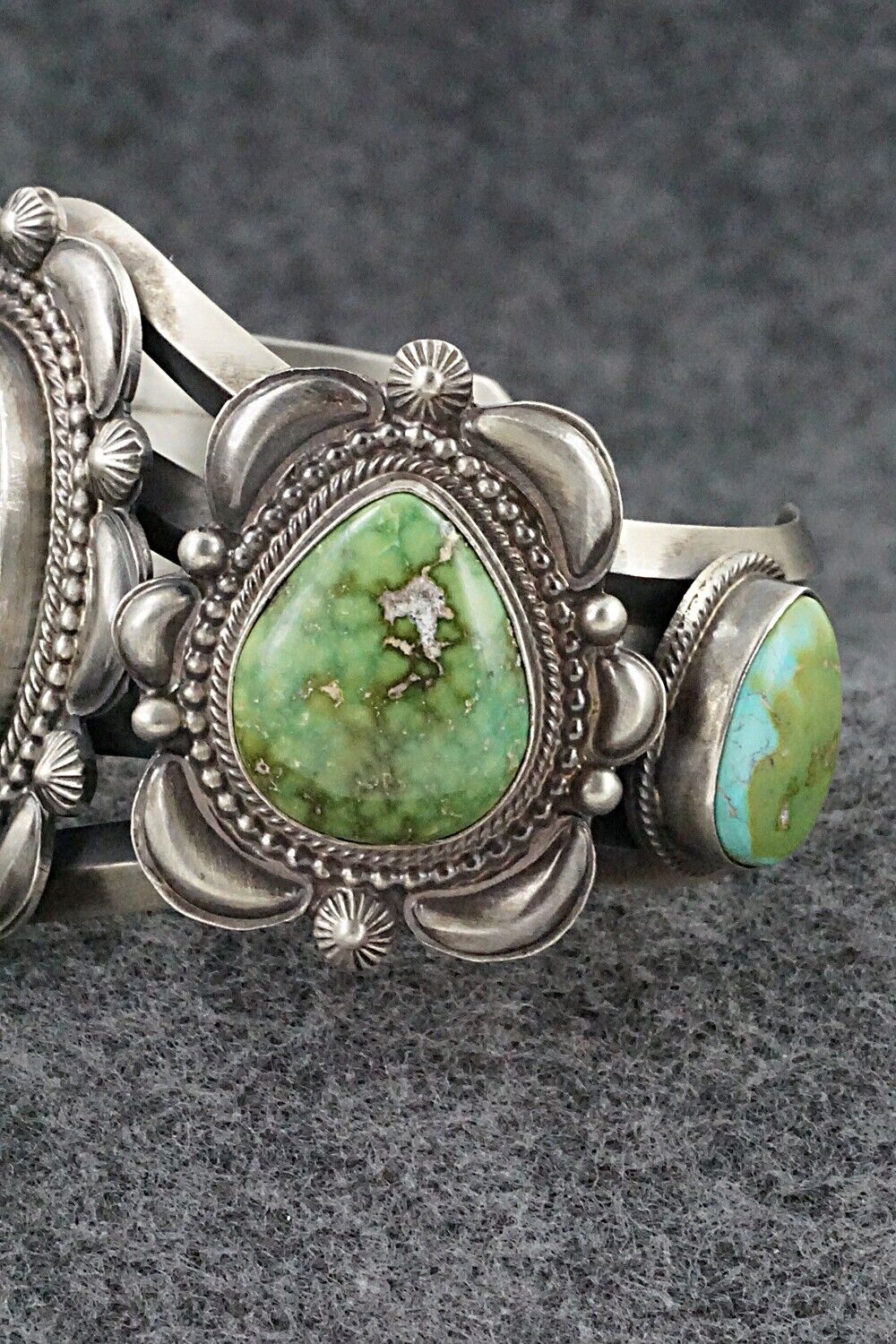 Turquoise & Sterling Silver Bracelet - Tom Lewis