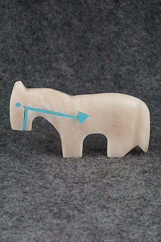 Horse Zuni Fetish Carving - Bernard Laiwakete