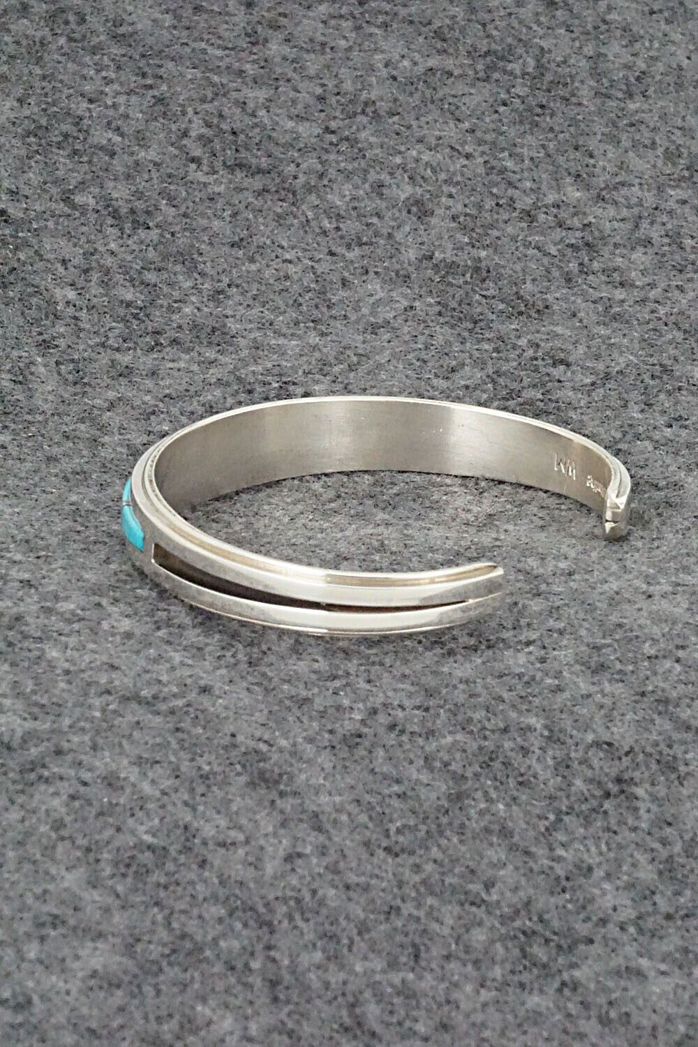 Turquoise & Sterling Silver Bracelet - Wilbert Muskett