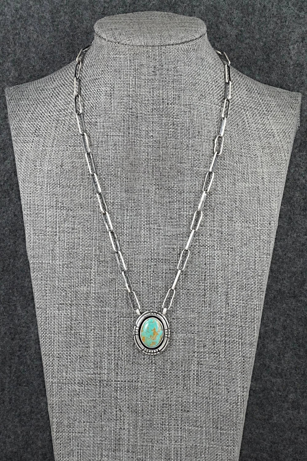 Turquoise & Sterling Silver Necklace - Daniel Benally
