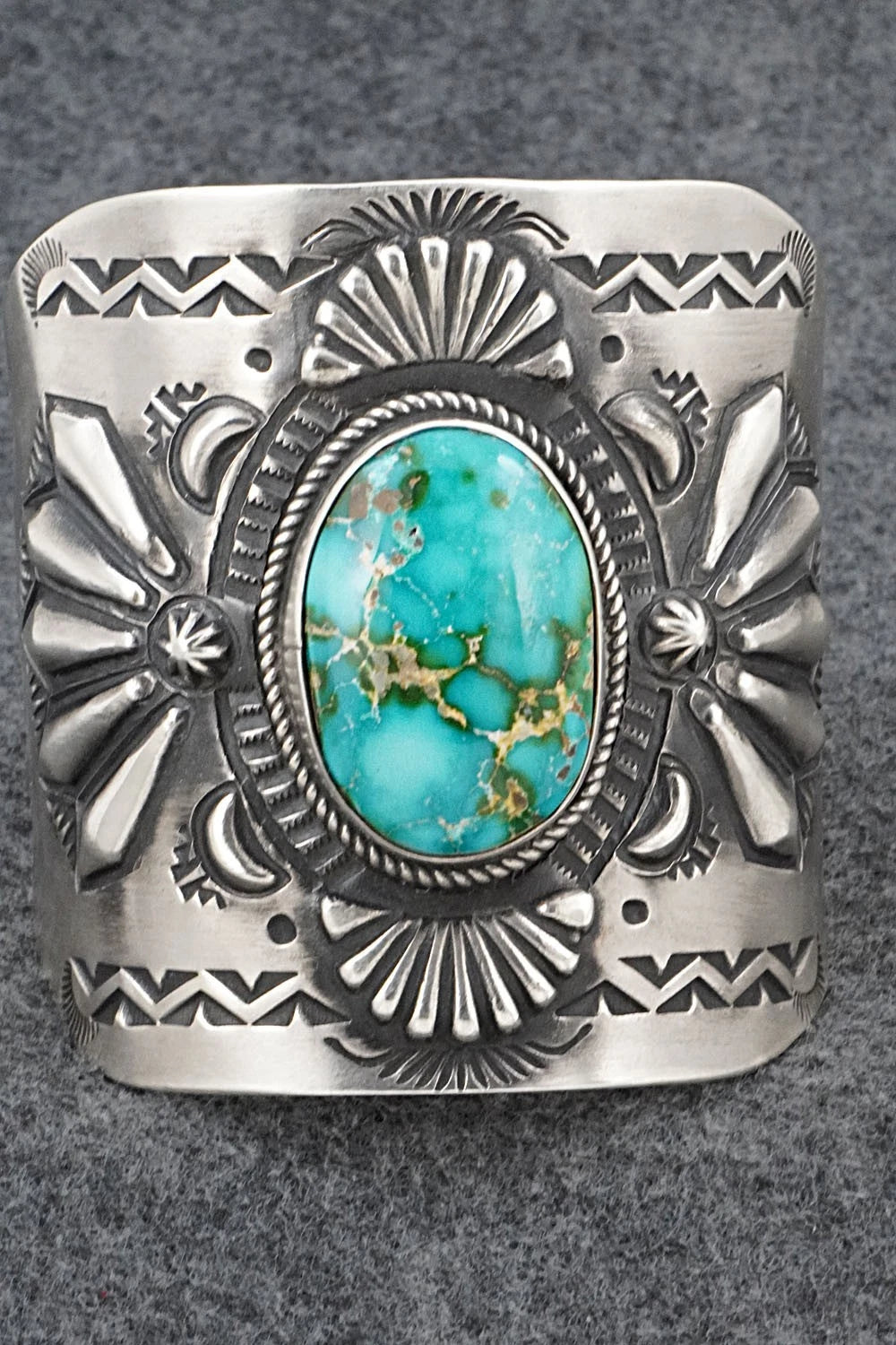 Turquoise & Sterling Silver Bracelet - Elvira Bill