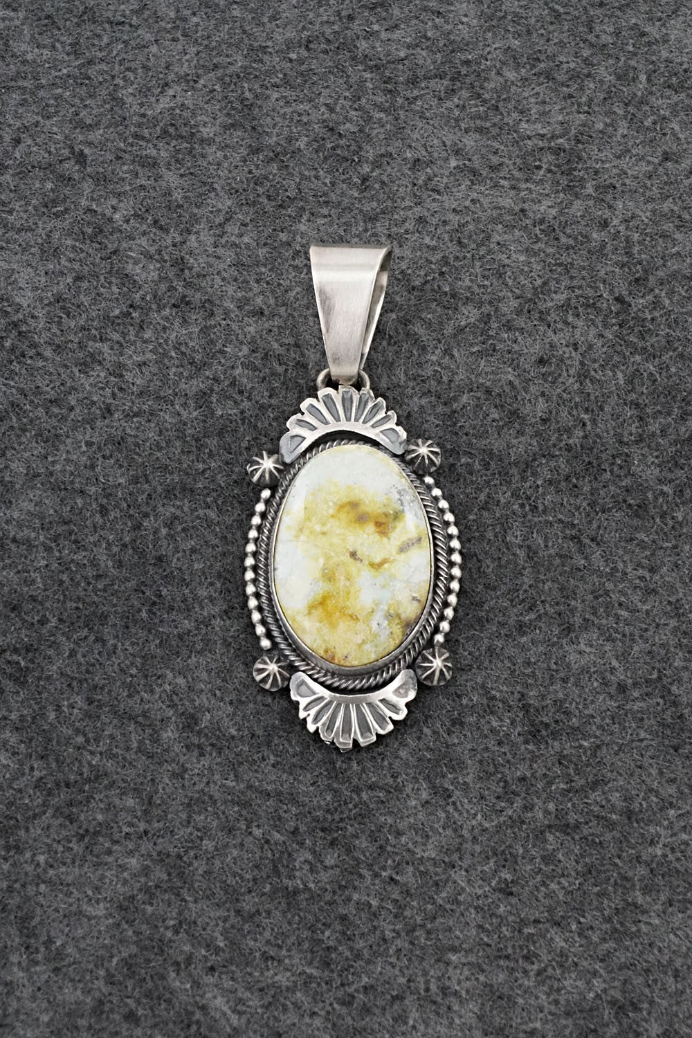 Variscite & Sterling Silver Pendant - Darrin Livingston