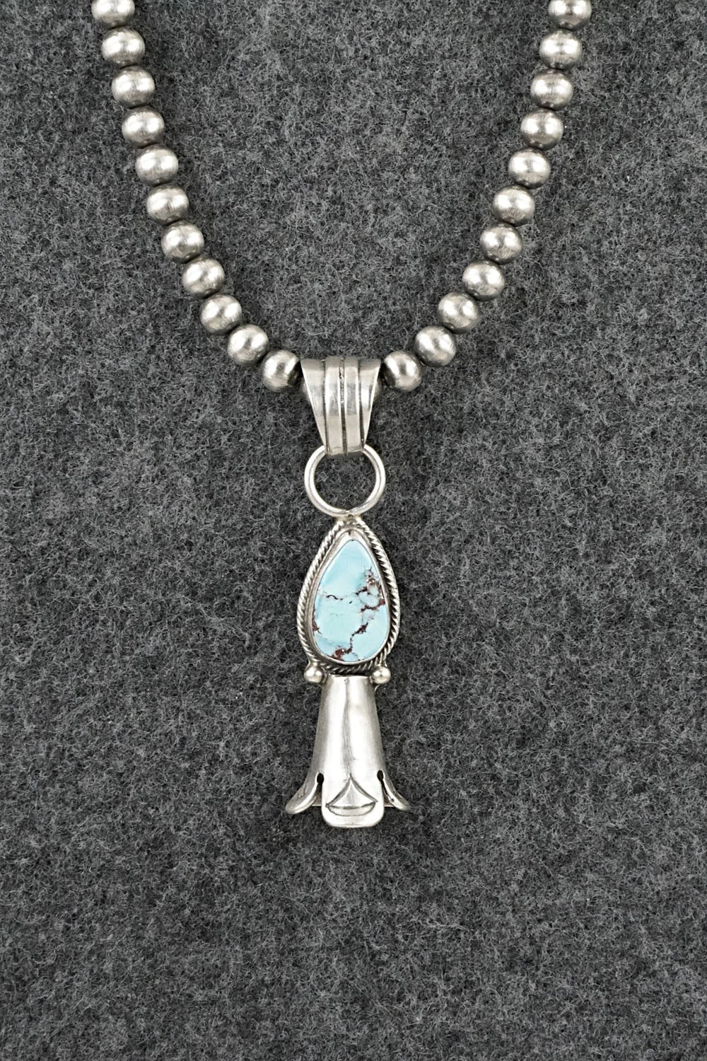 Turquoise & Sterling Silver Necklace - Sharon McCarthy