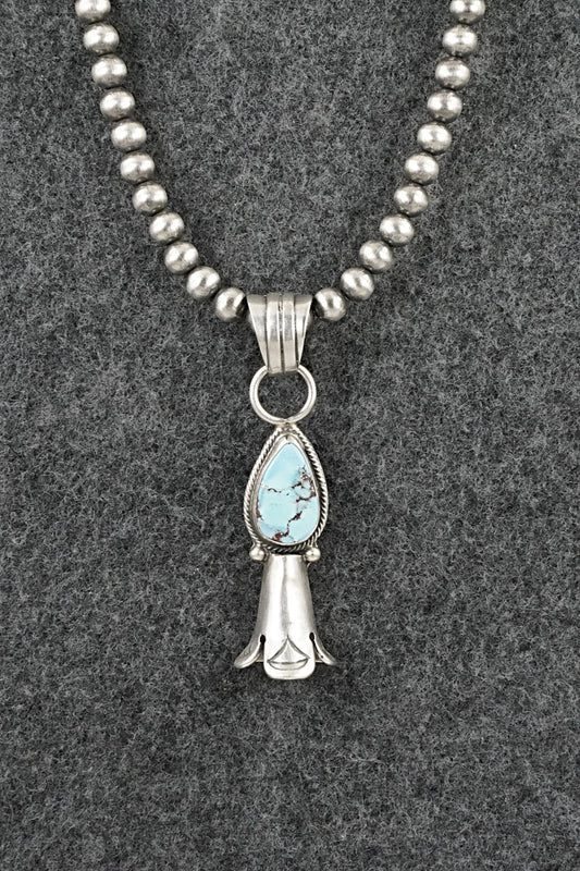 Turquoise & Sterling Silver Necklace - Sharon McCarthy