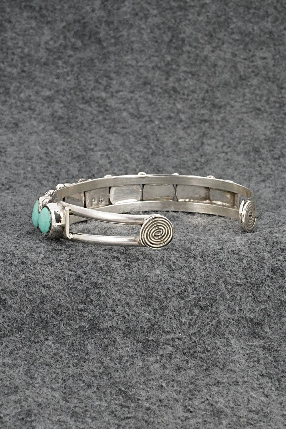 Turquoise & Sterling Silver Bracelet - Priscilla Reeder