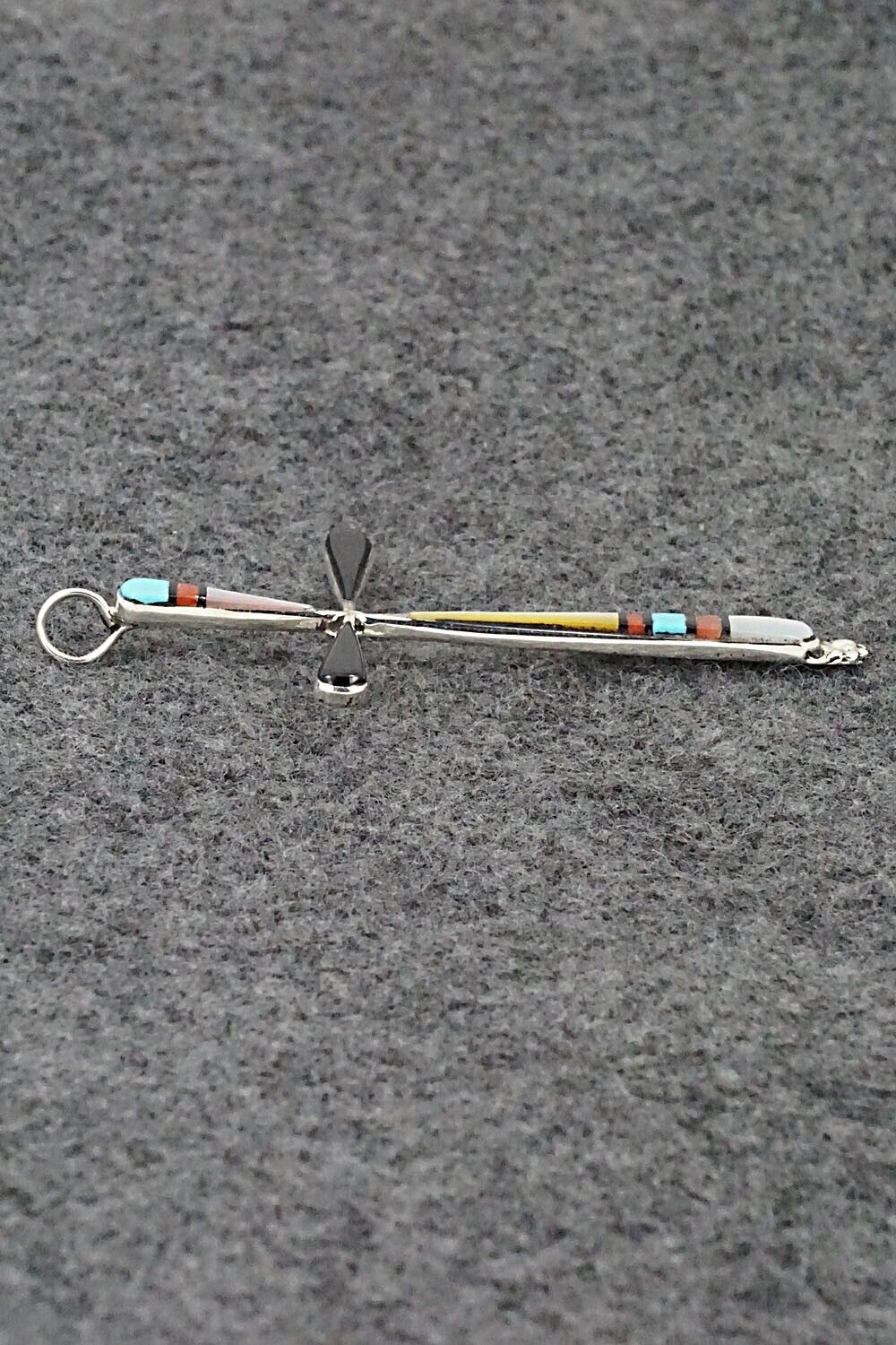 Multi-Stone & Sterling Silver Pendant - Sylvester Noche