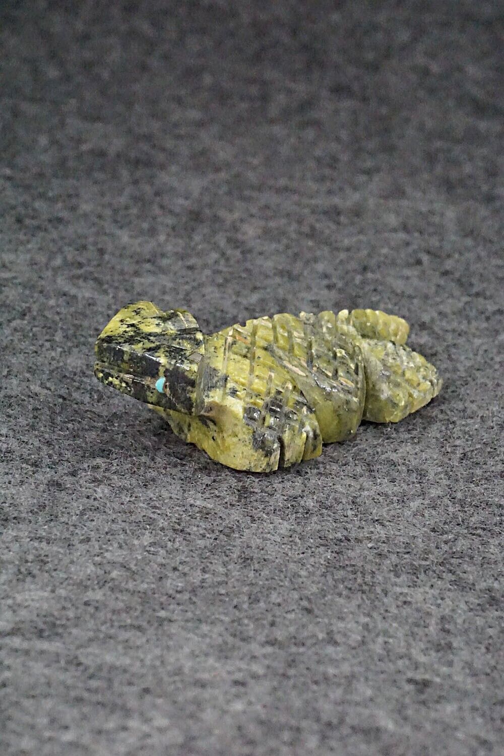 Horned Toad Zuni Fetish Carving - Carl Etsate