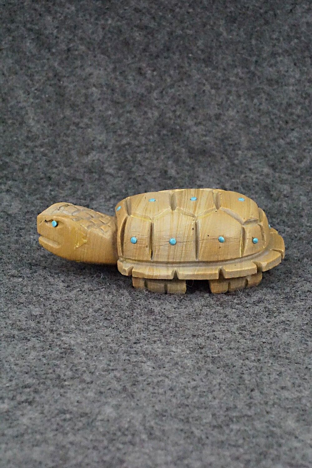 Tortoise Turtle Zuni Fetish Carving - Douglas Martza