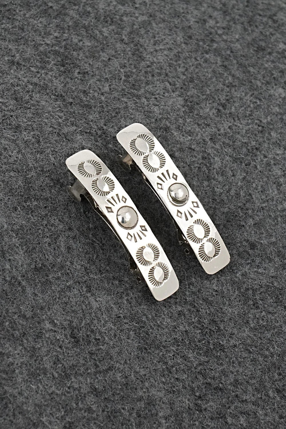 Sterling Silver Barrettes - Bertha Begay
