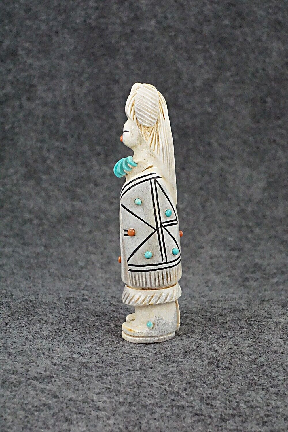 Corn Maiden Zuni Fetish Carving - Claudia Peina