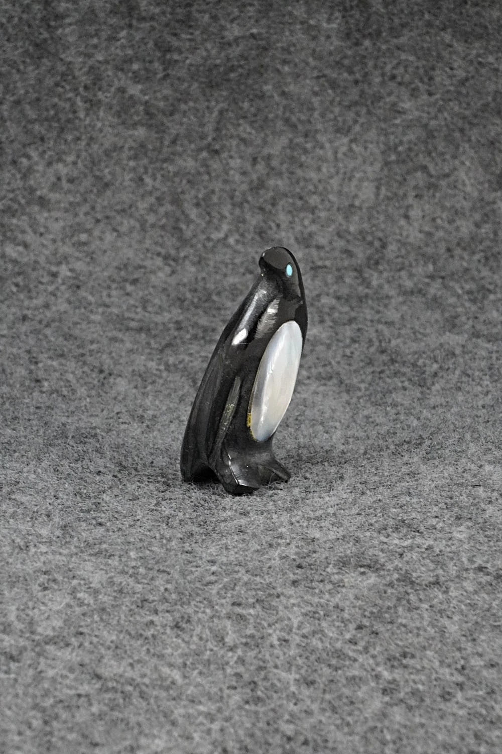 Penguin Zuni Fetish Carving - Calvert Bowannie