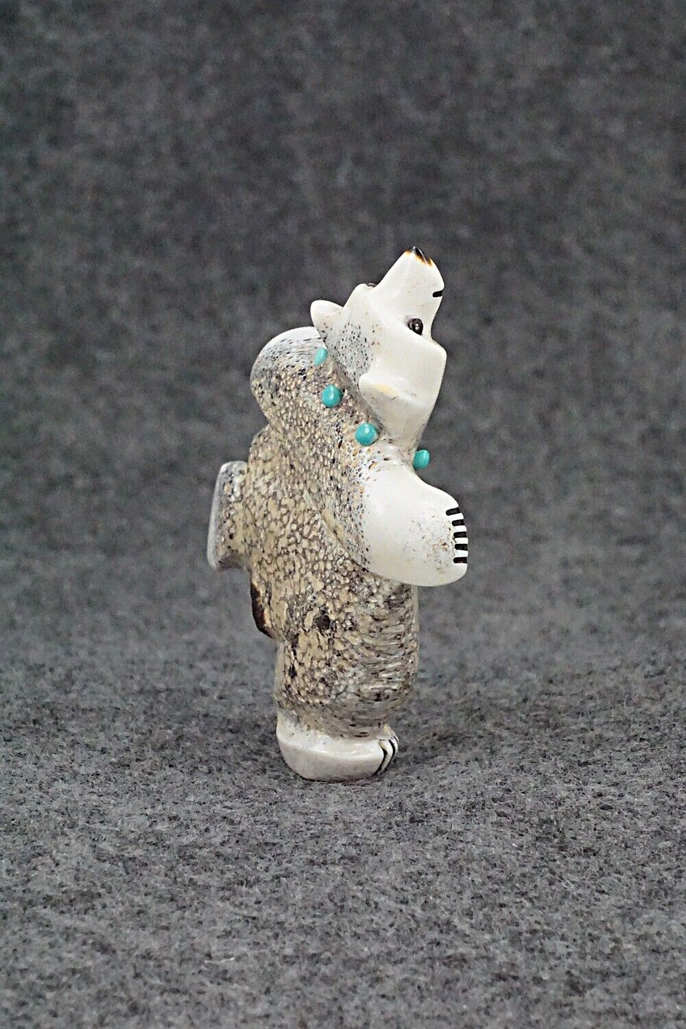 Dancing Bear Zuni Fetish Carving - Claudia Peina