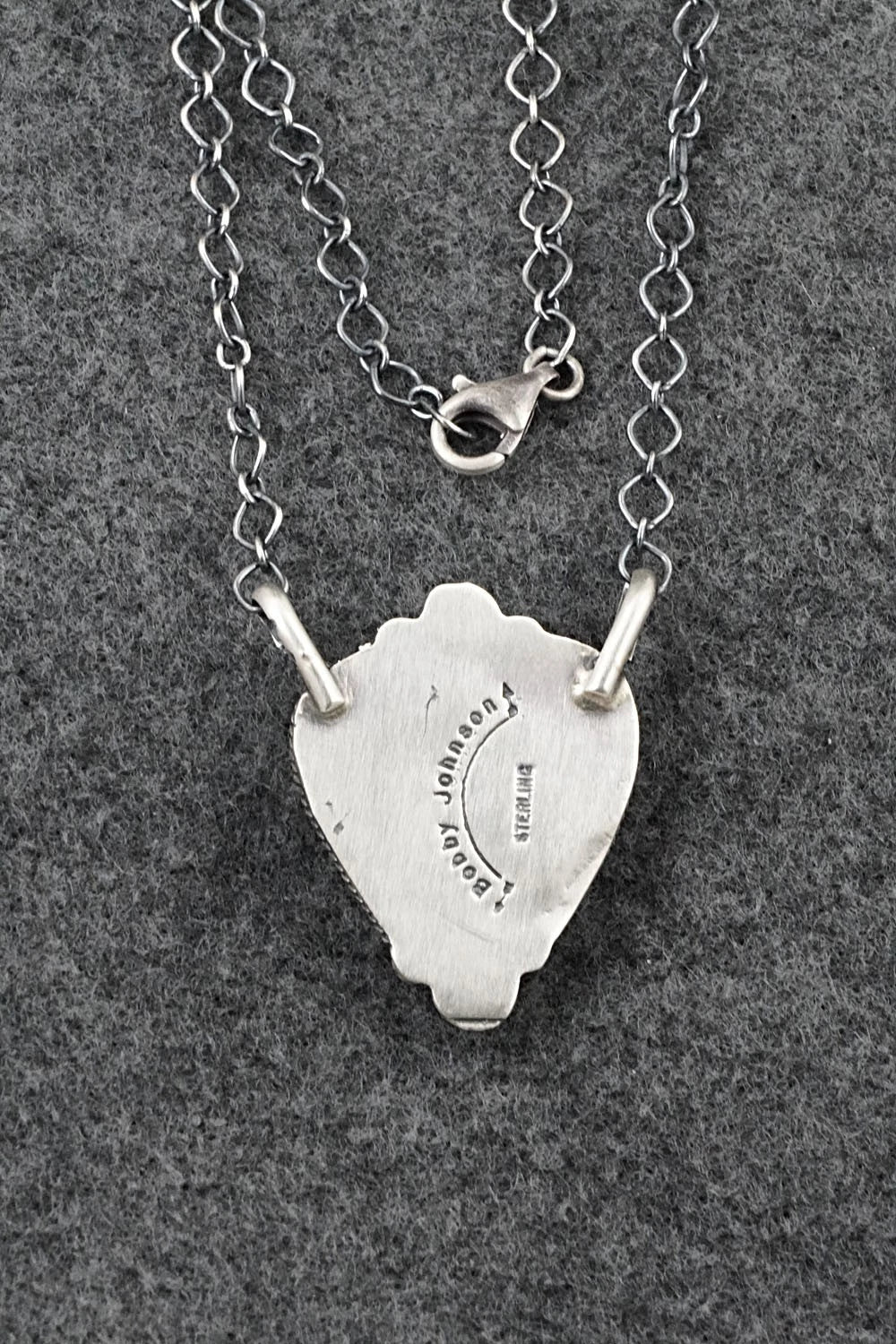 Turquoise & Sterling Silver Necklace - Bobby Johnson