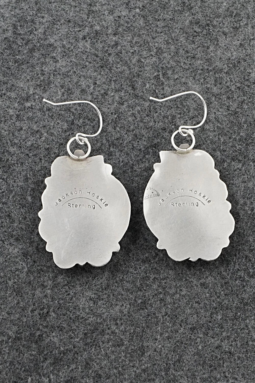 Turquoise & Sterling Silver Earrings - Jackson Hoskie