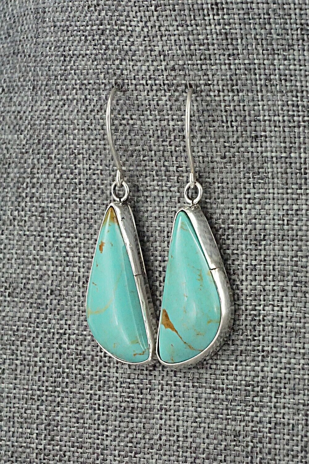 Turquoise & Sterling Silver Earrings - Rena Begay